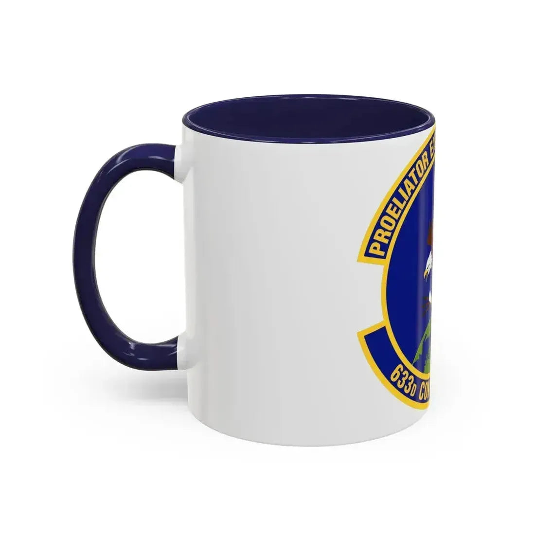 633d Contracting Squadron (U.S. Air Force) Accent Coffee Mug - Go Mug Yourself