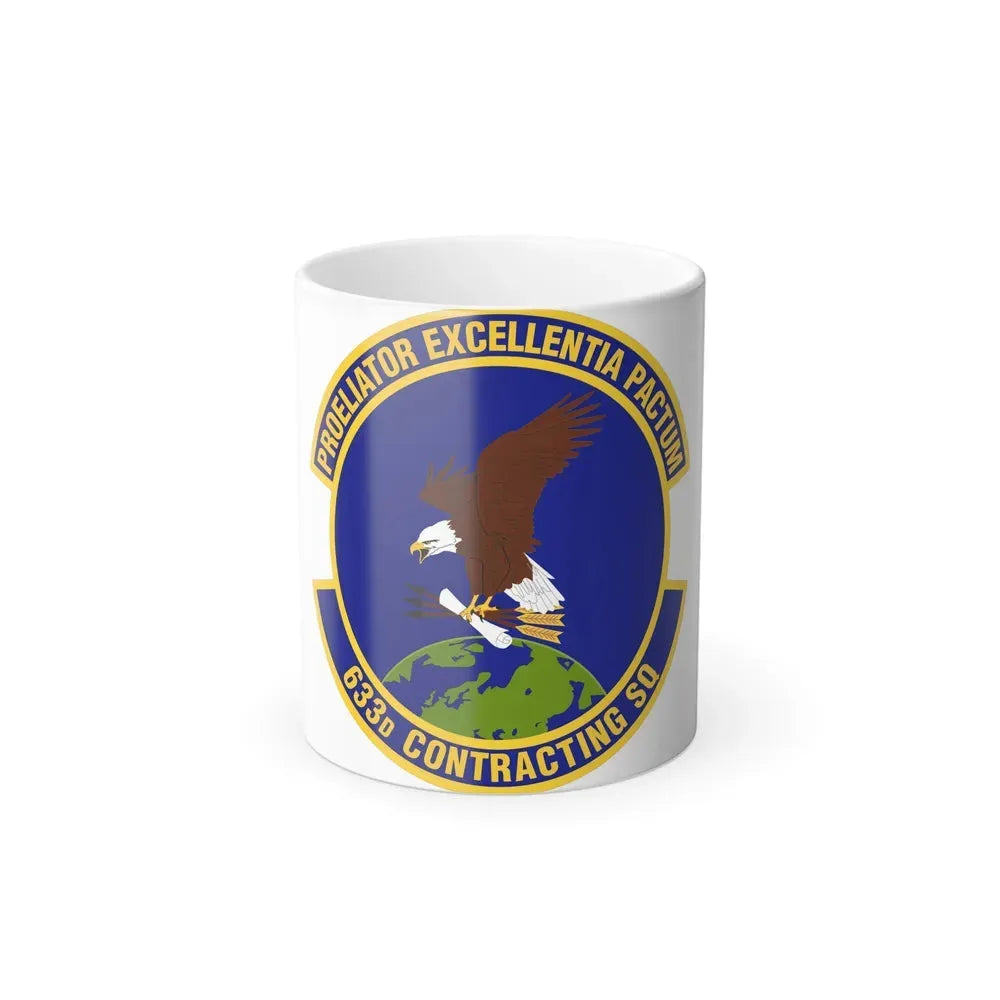 633d Contracting Squadron (U.S. Air Force) Color Changing Coffee Mug 11oz - Go Mug Yourself