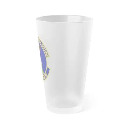 633d Contracting Squadron (U.S. Air Force) Frosted Pint Glass 16oz - Go Mug Yourself