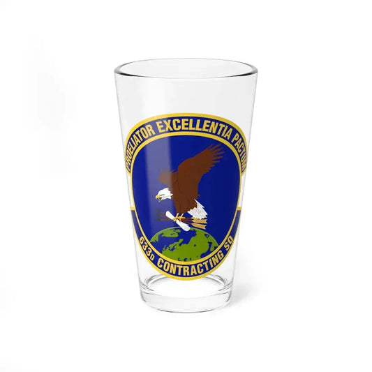 633d Contracting Squadron (U.S. Air Force) Pint Glass 16oz 16oz - Go Mug Yourself