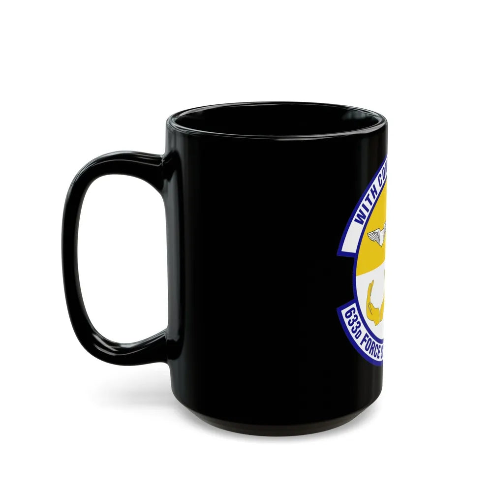 633d Force Support Squadron (U.S. Air Force) Black Coffee Mug-Go Mug Yourself