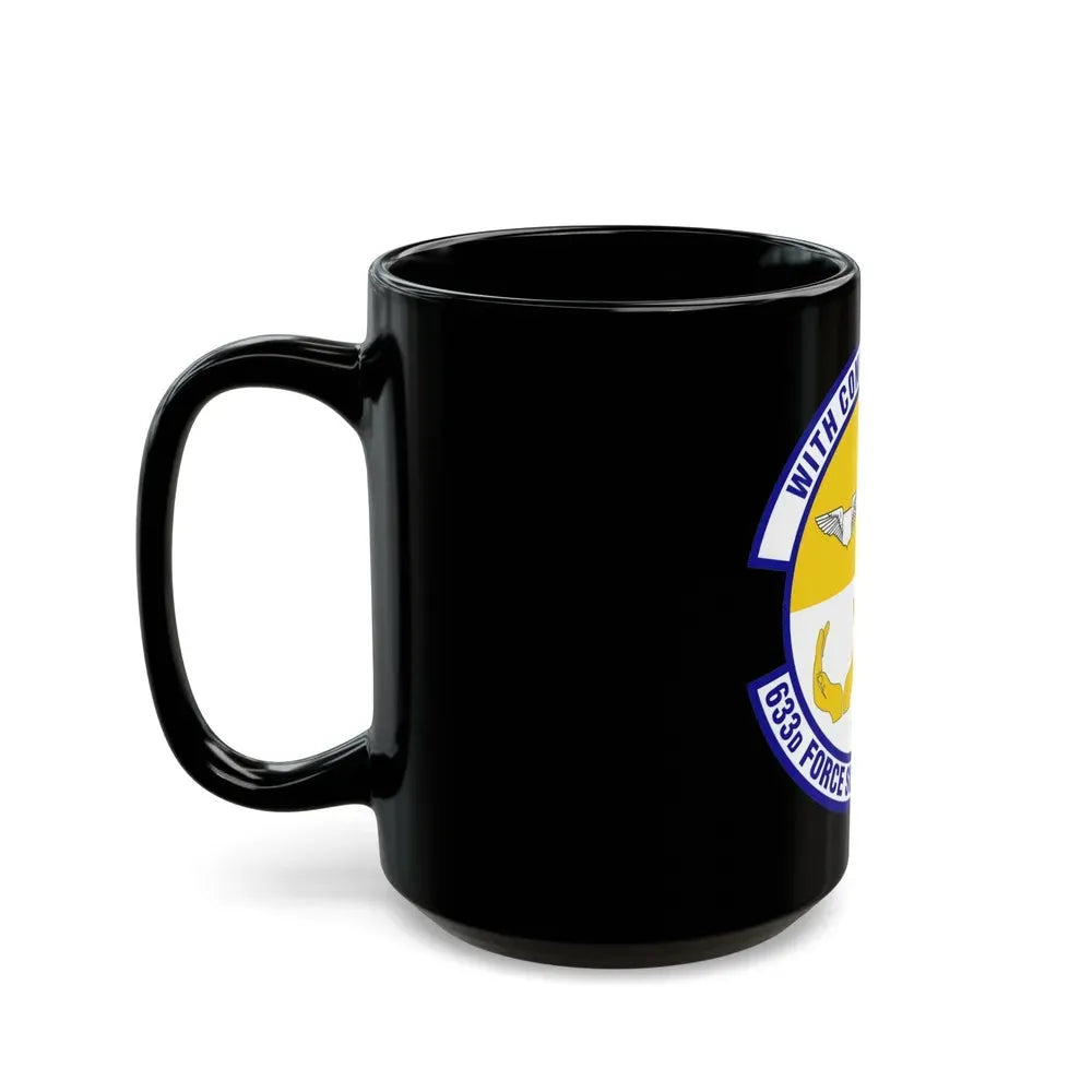 633d Force Support Squadron (U.S. Air Force) Black Coffee Mug - Go Mug Yourself