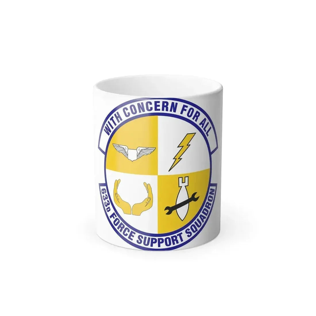 633d Force Support Squadron (U.S. Air Force) Color Changing Coffee Mug 11oz - Go Mug Yourself