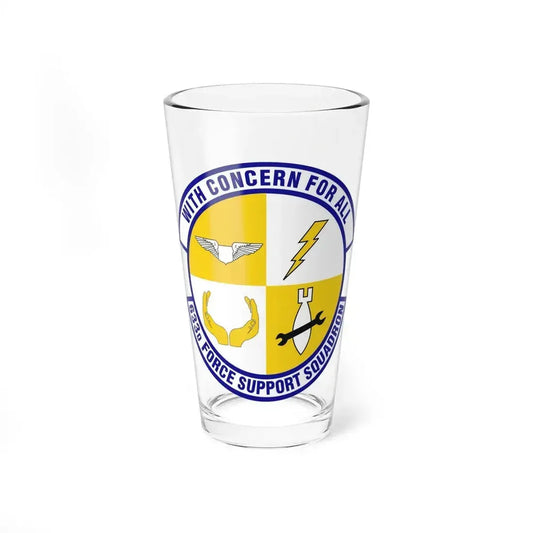 633d Force Support Squadron (U.S. Air Force) Pint Glass 16oz 16oz - Go Mug Yourself