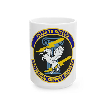 633d Medical Support Squadron (U.S. Air Force) White Coffee Mug-15oz-Go Mug Yourself