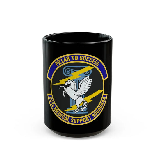 633d Medical Support Squadron (U.S. Air Force) Black Coffee Mug 15oz - Go Mug Yourself
