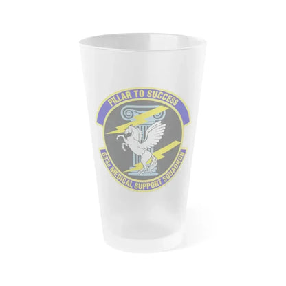 633d Medical Support Squadron (U.S. Air Force) Frosted Pint Glass 16oz 16oz Frosted - Go Mug Yourself