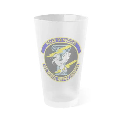 633d Medical Support Squadron (U.S. Air Force) Frosted Pint Glass 16oz 16oz Frosted - Go Mug Yourself