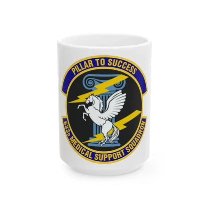 633d Medical Support Squadron (U.S. Air Force) White Coffee Mug - Go Mug Yourself