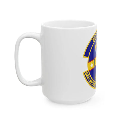 633d Security Forces Squadron (U.S. Air Force) White Coffee Mug-Go Mug Yourself