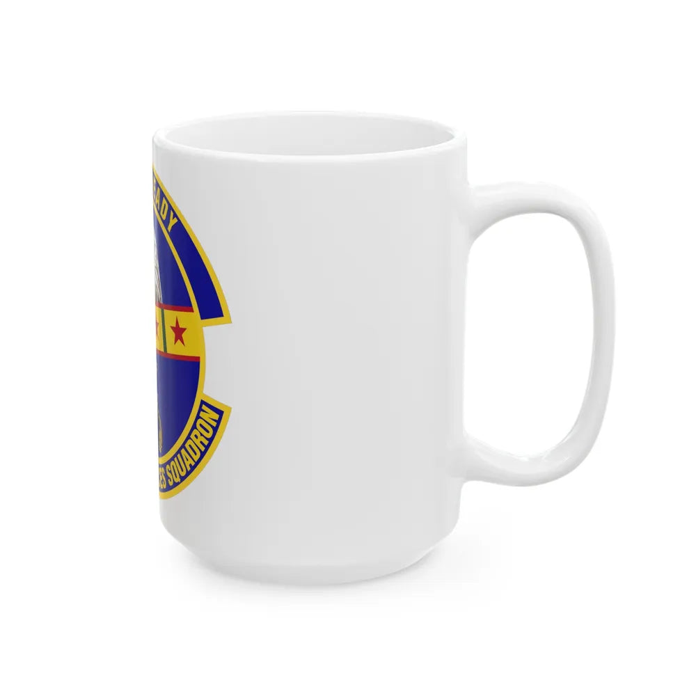 633d Security Forces Squadron (U.S. Air Force) White Coffee Mug-Go Mug Yourself