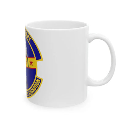 633d Security Forces Squadron (U.S. Air Force) White Coffee Mug-Go Mug Yourself