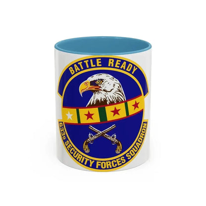 633d Security Forces Squadron (U.S. Air Force) Accent Coffee Mug 11oz Light Blue - Go Mug Yourself