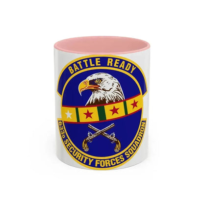 633d Security Forces Squadron (U.S. Air Force) Accent Coffee Mug 11oz Pink - Go Mug Yourself