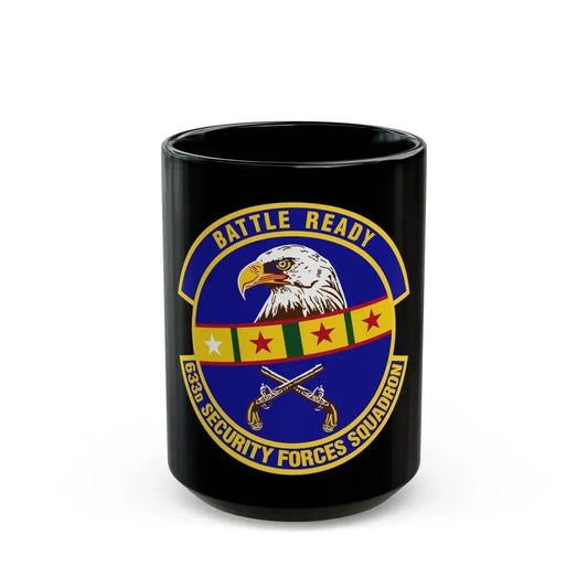 633d Security Forces Squadron (U.S. Air Force) Black Coffee Mug 15oz - Go Mug Yourself