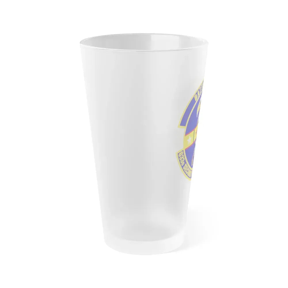 633d Security Forces Squadron (U.S. Air Force) Frosted Pint Glass 16oz - Go Mug Yourself