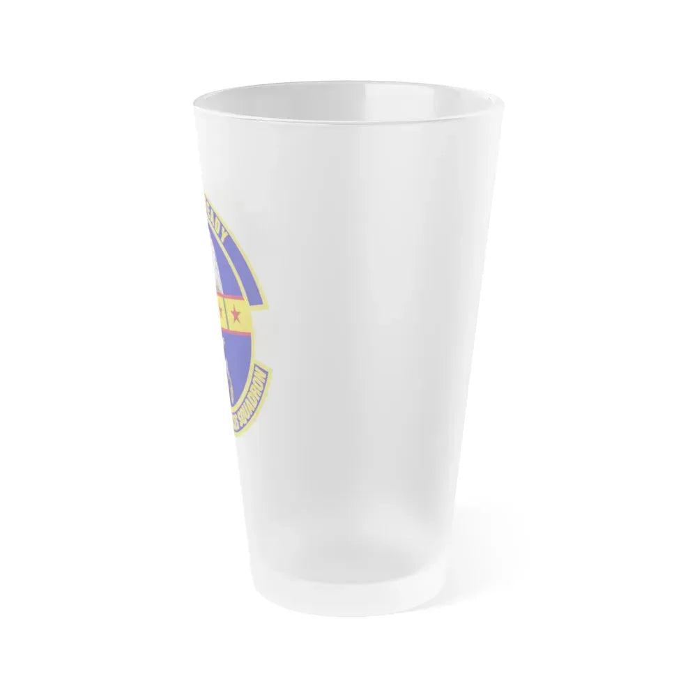 633d Security Forces Squadron (U.S. Air Force) Frosted Pint Glass 16oz - Go Mug Yourself