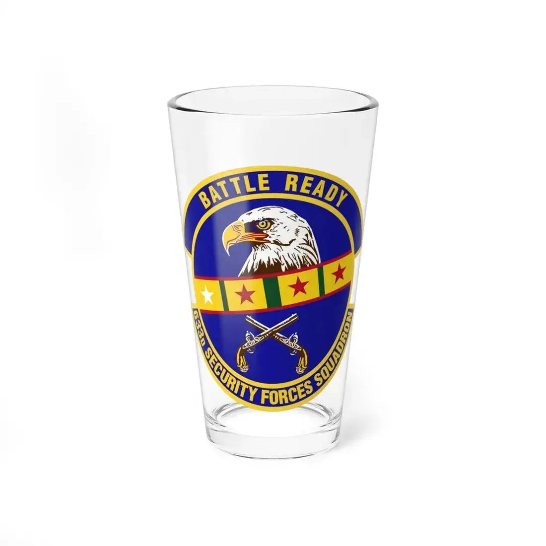 633d Security Forces Squadron (U.S. Air Force) Pint Glass 16oz - Go Mug Yourself