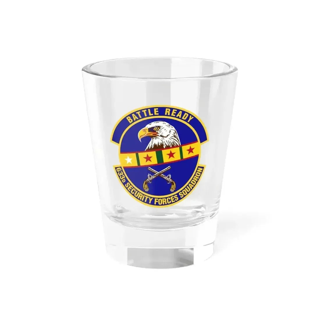 633d Security Forces Squadron (U.S. Air Force) Shot Glass 1.5oz 1.5oz - Go Mug Yourself