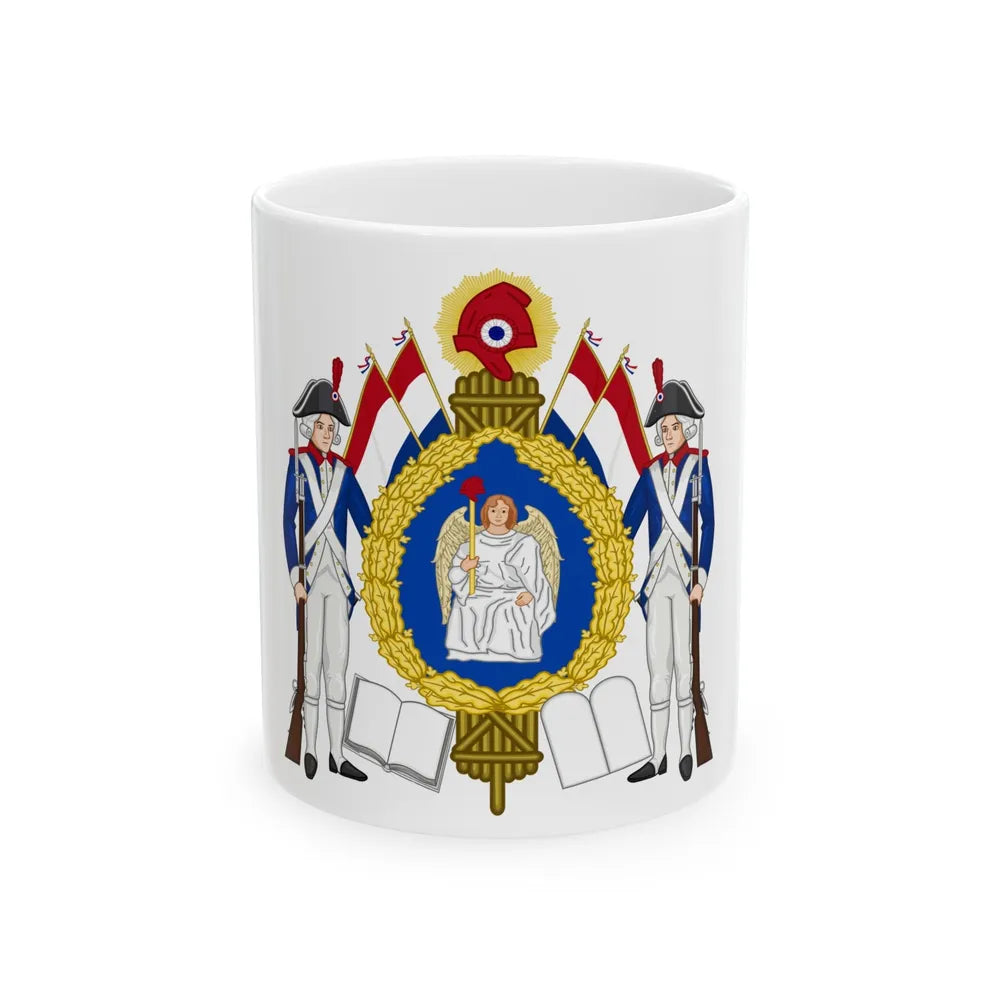 Coat of Arms of the First French Republic - White Coffee Mug-11oz-Go Mug Yourself