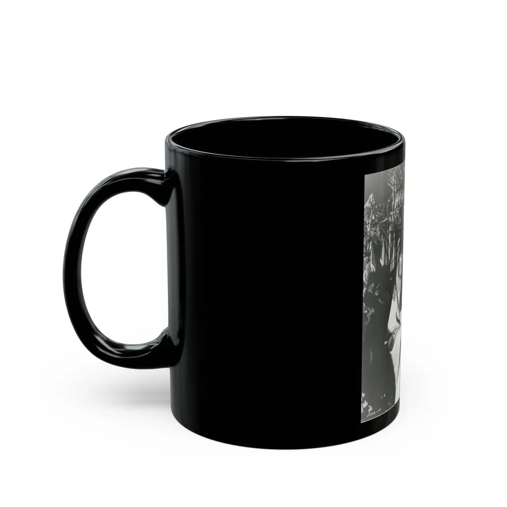 Katharine Ross #101 (Vintage Female Icon) Black Coffee Mug-Go Mug Yourself