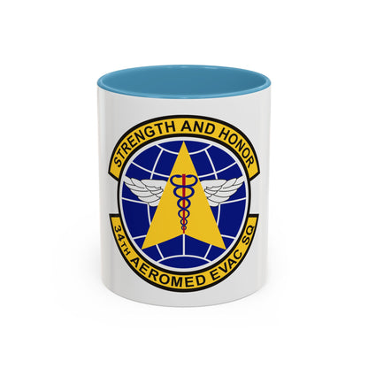 34th Aeromedical Evacuation Squadron (U.S. Air Force) Accent Coffee Mug