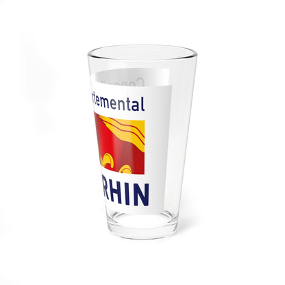 Flag of the Department of Haut-Rhin (France) Pint Glass 16oz
