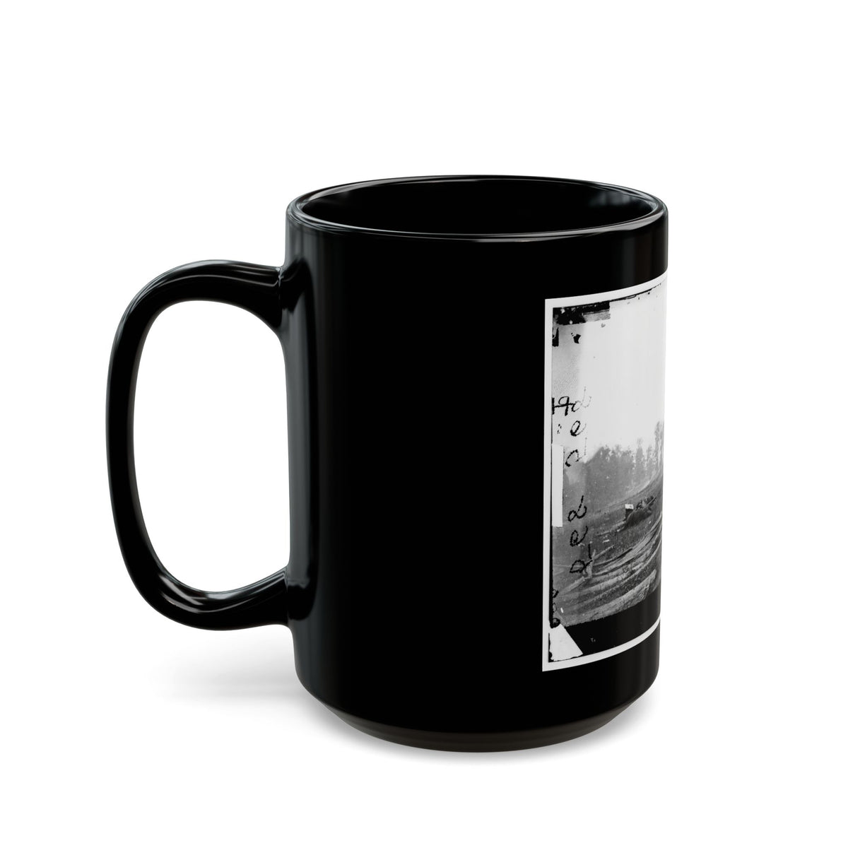 Antietam, Maryland. View Where Sumner's Corps Charged (U.S. Civil War) Black Coffee Mug