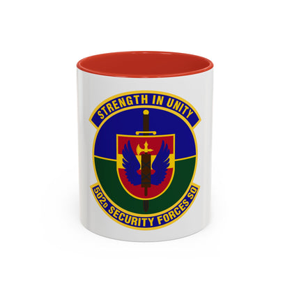 502d Security Forces Squadron (U.S. Air Force) Accent Coffee Mug