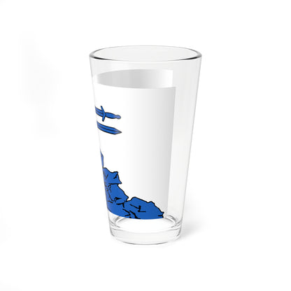 Flag of Yakovlevsky rayon (Russia) Pint Glass 16oz