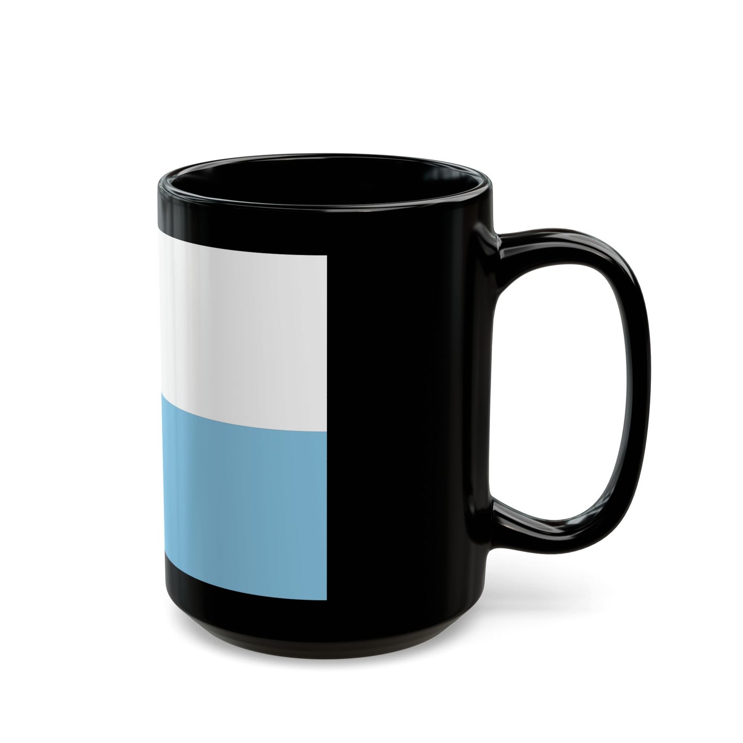 Flag of Santa Marta Magdalena Colombia - Black Coffee Mug-Go Mug Yourself