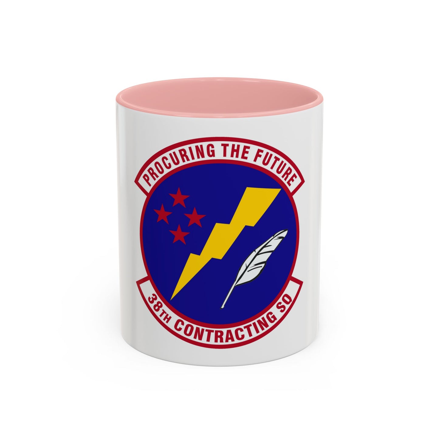 38th Contracting Squadron (U.S. Air Force) Accent Coffee Mug