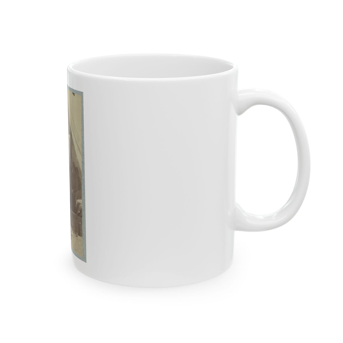7th N.Y. State Militia, Camp Cameron, D.C., 1861 002 (U.S. Civil War) White Coffee Mug