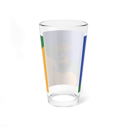 Flag of Kecel (Hungary) Pint Glass 16oz