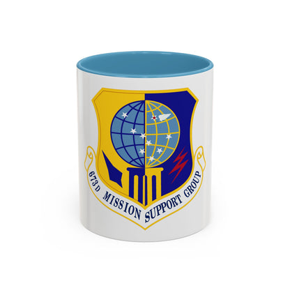 673 Mission Support Group PACAF (U.S. Air Force) Accent Coffee Mug