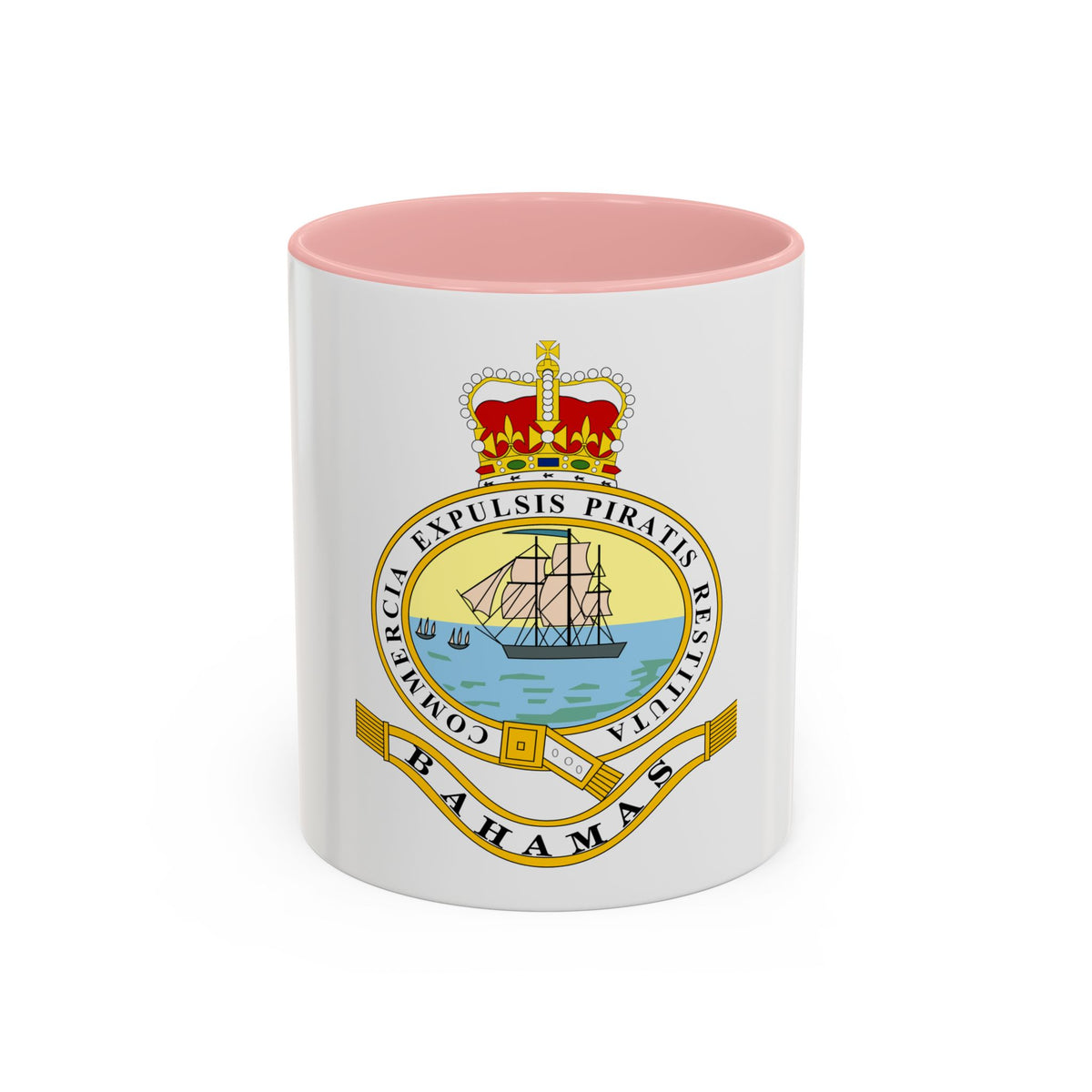 Emblem of the Bahamas (1869-1904; 1953-1964) - Accent Coffee Mug