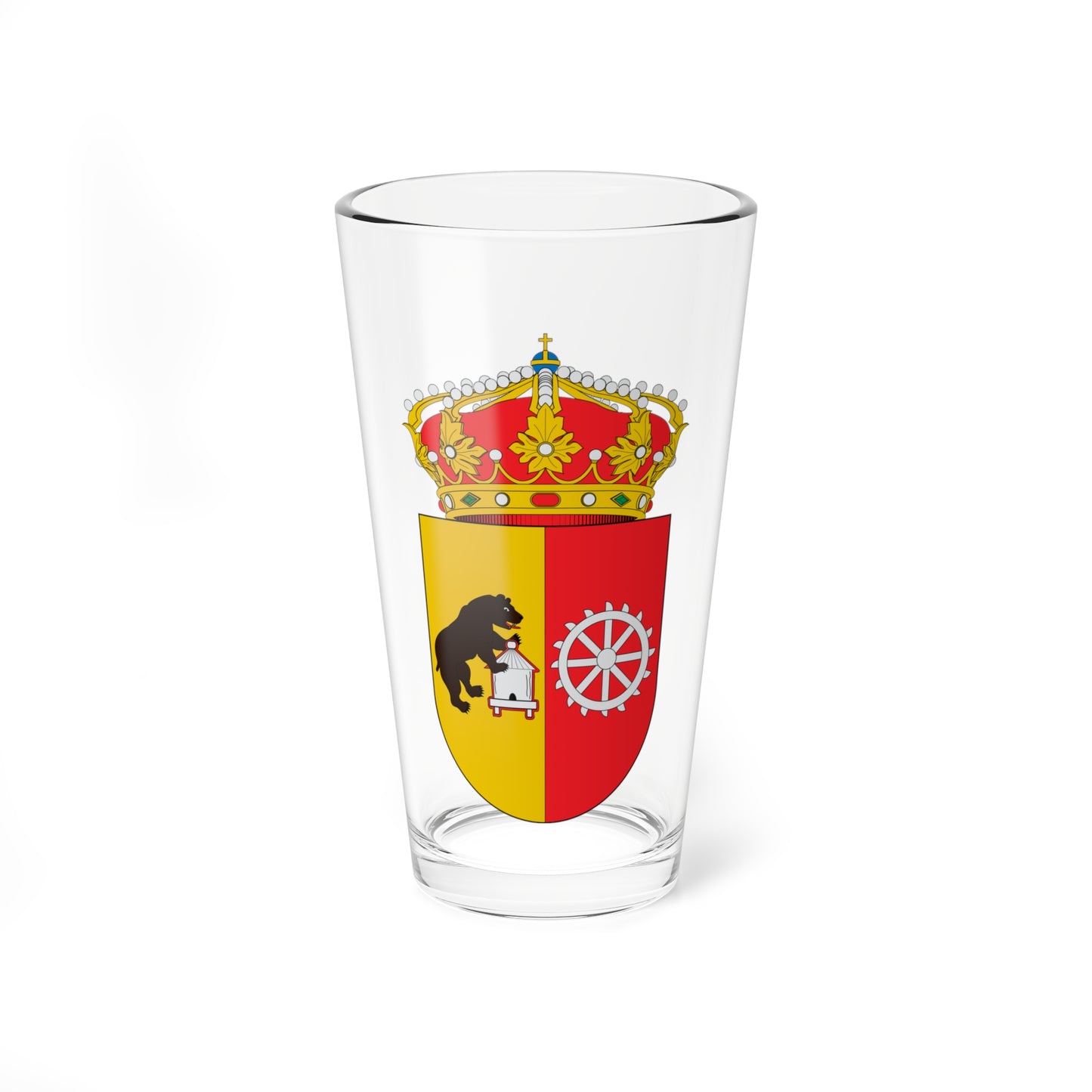 Escudo de Berlanga de Duero (Spain) (Coat of Arms) Pint Glass 16oz