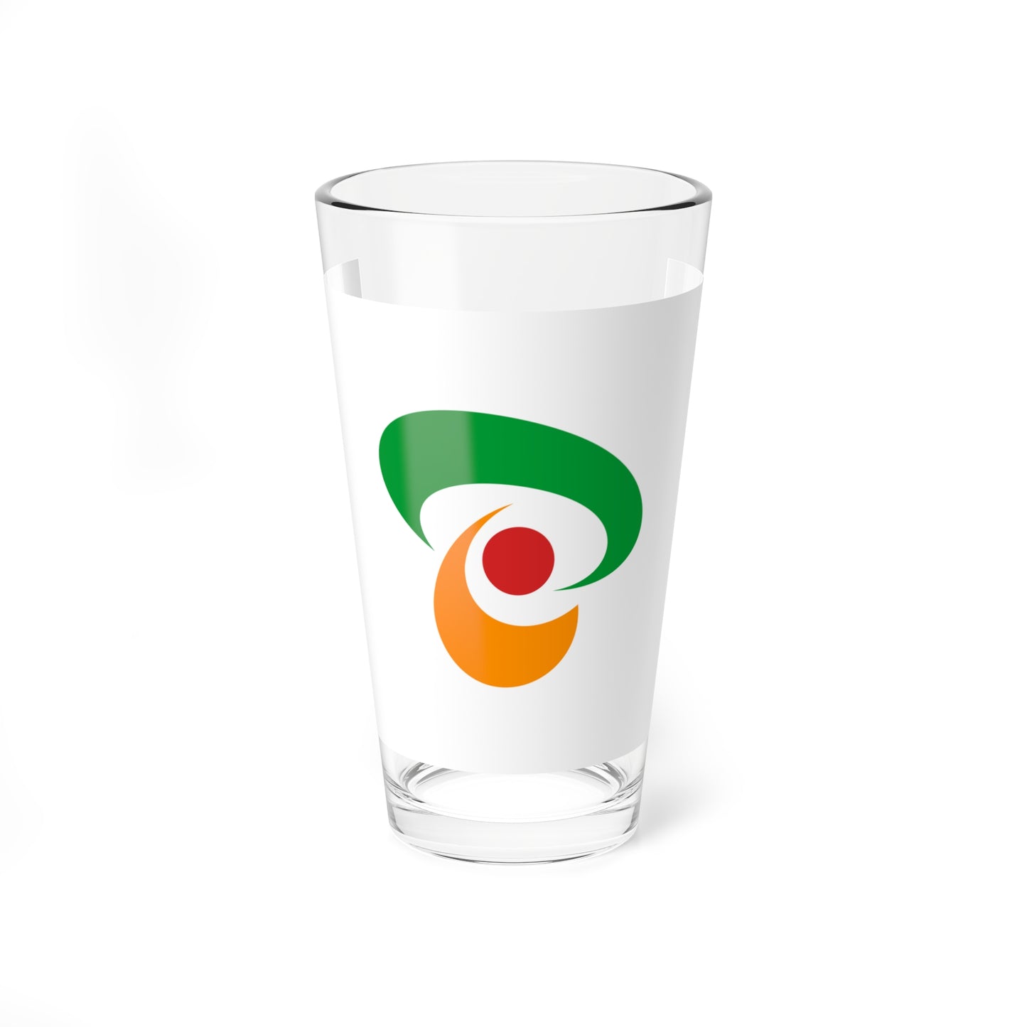 Flag of Shimotsuke Tochigi no text (Japan) Pint Glass 16oz