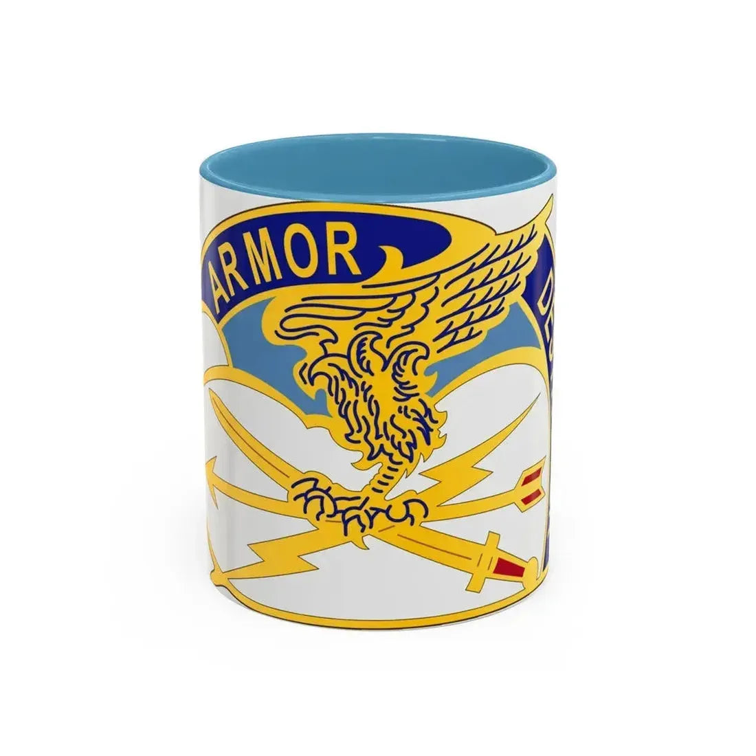635 Aviation Group (U.S. Army) Accent Coffee Mug 11oz Light Blue - Go Mug Yourself