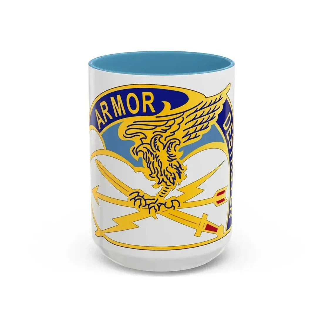 635 Aviation Group (U.S. Army) Accent Coffee Mug 15oz Light Blue - Go Mug Yourself