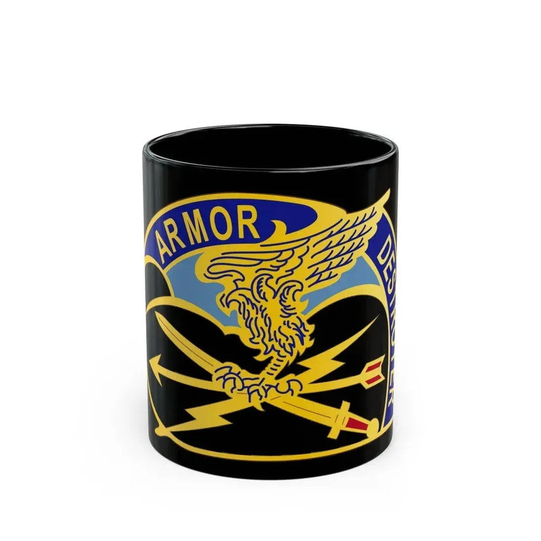635 Aviation Group (U.S. Army) Black Coffee Mug 11oz - Go Mug Yourself