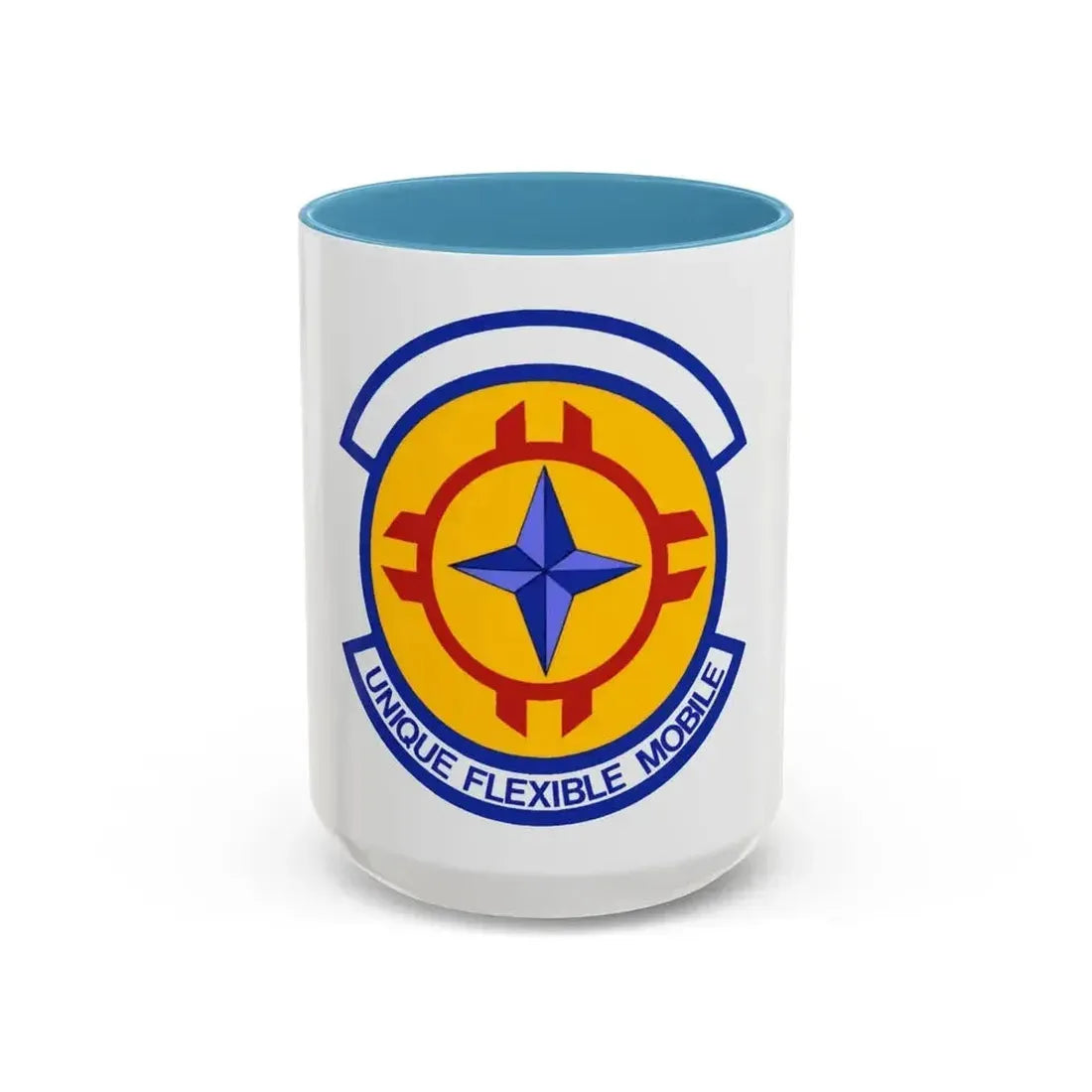635 Materiel Maintenance Sq AFMC (U.S. Air Force) Accent Coffee Mug 15oz Light Blue - Go Mug Yourself