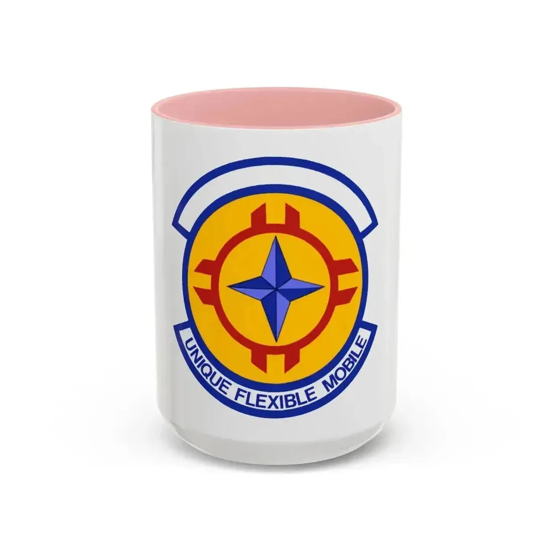 635 Materiel Maintenance Sq AFMC (U.S. Air Force) Accent Coffee Mug 15oz Pink - Go Mug Yourself