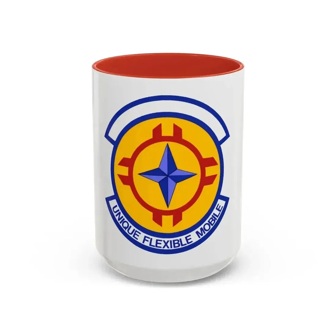 635 Materiel Maintenance Sq AFMC (U.S. Air Force) Accent Coffee Mug 15oz Red - Go Mug Yourself