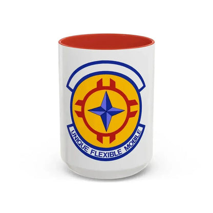 635 Materiel Maintenance Sq AFMC (U.S. Air Force) Accent Coffee Mug 15oz Red - Go Mug Yourself