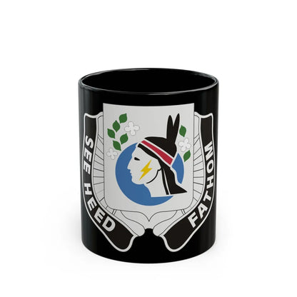 635 Military Intelligence Battalion (U.S. Army) Black Coffee Mug-11oz-Go Mug Yourself