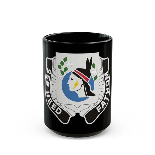 635 Military Intelligence Battalion (U.S. Army) Black Coffee Mug-15oz-Go Mug Yourself