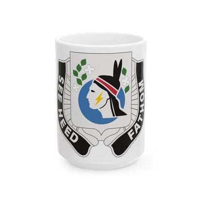 635 Military Intelligence Battalion (U.S. Army) White Coffee Mug-15oz-Go Mug Yourself