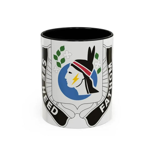 635 Military Intelligence Battalion (U.S. Army) Accent Coffee Mug 11oz Black - Go Mug Yourself