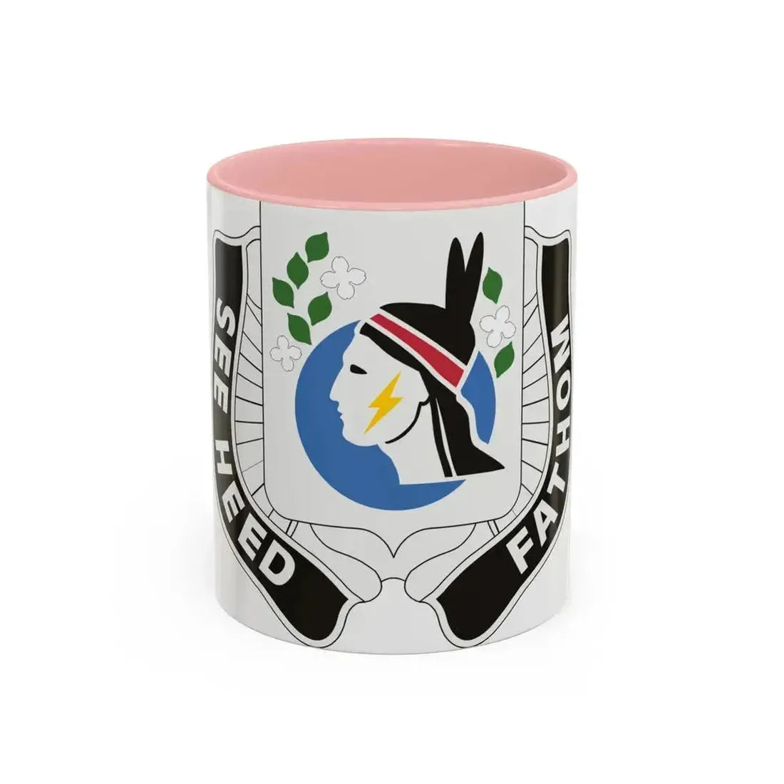 635 Military Intelligence Battalion (U.S. Army) Accent Coffee Mug 11oz Pink - Go Mug Yourself